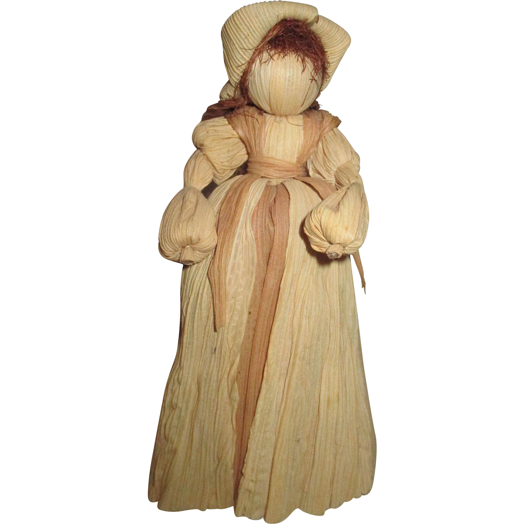 A cornhusk doll.